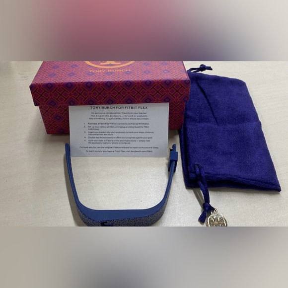Tory Burch Blue Bracelet for Fitbit Flex (New) - Picture 1 of 5